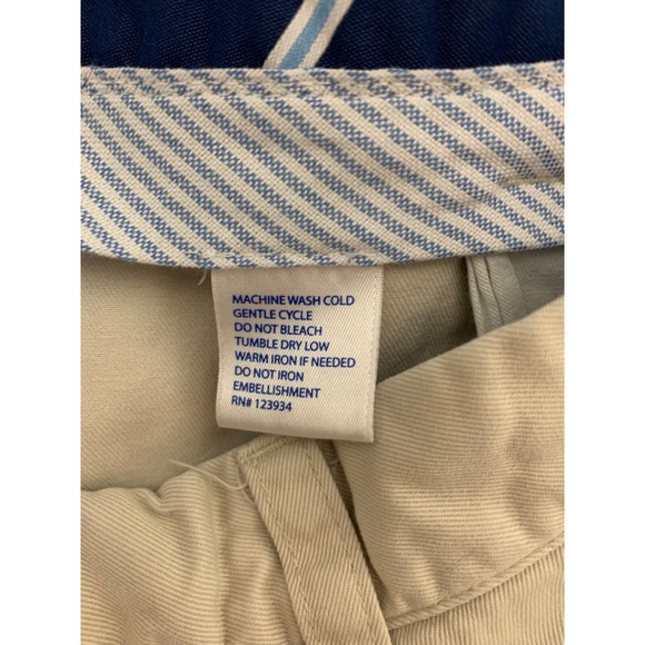 Southern Tide Mens Size 32 Tan Flat Front Pima Cotton Modal Blend Shorts Wear - Picture 7 of 12